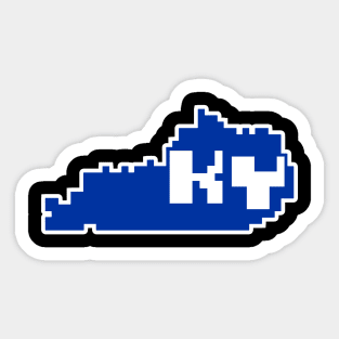 Kentucky 8-bit Pixels Sticker